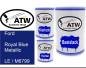 Preview: Ford, Royal Blue Metallic, LE / M6799: 500ml Lackdose + 500ml Klarlack + 250ml Härter - Set, von ATW Autoteile West.